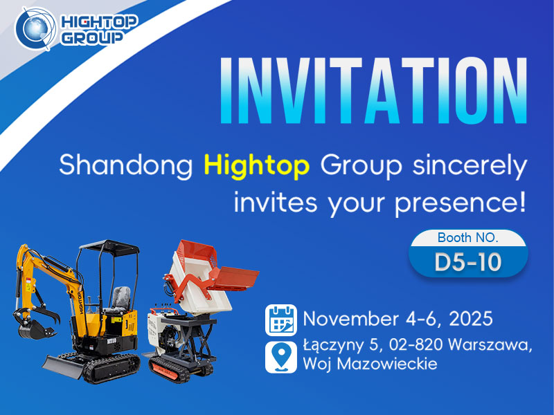 Shandong Hightop Group дебютирует на выставке строительной техники в Польше с несколькими флагманскими моделями, готовыми к работе